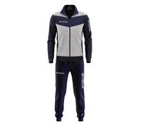 Survetements GIVOVA Luxury Visa Noir-Gris - Homme/Adulte - Football - Manches longues - Respirant L