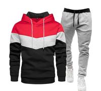 Survêtements pour homme automne hiver 2 pièces vêtements pour hommes trois couleurs sweat-shirt sport costume tendance décontracté printemps automne épissure haut pantalon deux pièces pour vêtements