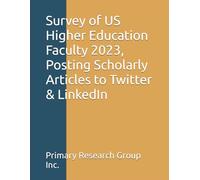 Survey of US Higher Education Faculty 2023, Posting Scholarly Articles to Twitter & LinkedIn