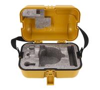 Surveying Equipment Case | Single Lock PP Plastic Storage Box for Total Stations/Levels/Theodolites | Sturdy & Portable Yellow Instrument Case