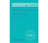 Surveys in Combinatorics British Combinatorial Conference (Auteur)
