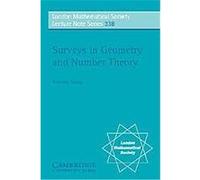 Surveys in Geometry and Number Theory, London Mathematical Society Lecture Note Series