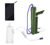 Survie Du Purificateur D'eau, Filtre À Eau De Camping | Survie Du Filtre À Eau De La Pompe Manuelle De 0,0001 Microns - Équipement De Survie De Haute Précision Pour Boire En Toute Sécurité À L'extérie
