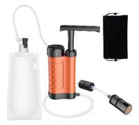 Survie du système de filtration d'eau, Filtre eau d'urgence, Paille personnelle pour la randonnée, purification portable en plein air le camping, pêche,