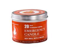 Survival Candle - Wax 200ml Long-Burning | Portable Candle | Light Source For Camping Hiking Backpacking Tent Outdoor Trips Wilderness Shelter Use