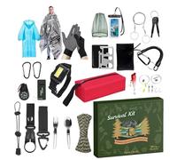 Survival Kit de l'Avent de Noël,Calendrier de Compte à Rebours de l'Avent pour les Fêtes 24 Jours | Kit de Survie pour Randonnée Camping Chasse,Cadeau Aventure Extérieure pour Hommes Papa