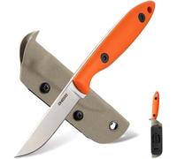Survival Knife,Small Fixed Blade Knife With Case,Dc53 Steel With G10 Handle,Belt Knife,Full Tang Hunting Knife For Men Women Hiking Knife