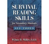 Survival Reading Skills for Secondary Students by Wilma H. Illinois State University in Normal Miller Wilma H. Miller (Auteur)