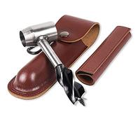 Survival Settlers Tool Bushcraft Hand Auger Wrench, Manual Drill Bit and Hand Wood Auger, Scotch Eye Wood Auger Drill Bit for Bushcraft, Camping, Outdoor, Backpacking, Hiking