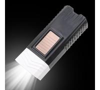 Survival Solar Flashlight - Solar Charging Flashlights | Rugged Bright Lamp Equipment With Loud Whistle | Outdoor Survival Solars Led Flashlight For Men Women Adults Camping Fishing Hunting