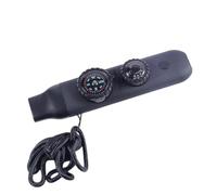 Survival Whistle with Compass, Loud Sound Whistle, Led Light Included, Mountaineering Safety Gear, Ideal for Hiking, Men, Family, Friends, Outdoor Use 4.81 Inch