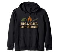 Survivalist Bushcraft Wilderness Skills Adapt Endure Sweat à Capuche