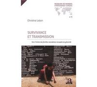 Survivance et transmission Christine Lebon (Auteur)