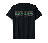 Survivance Not Survival, héritage amérindien rétro T-Shirt