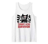 Survivant aux maux de ventre - Amusant estomac mignon amoureux des chats Débardeur