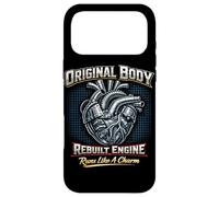 Survivant de Chirurgie à cœur Ouvert avec Moteur reconstruit Coque pour iPhone 17 Pro Max