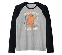 Survivant de la Chirurgie Cardiaque More Miles Than My Car Cool Get Well Manche Raglan