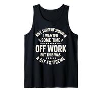 Survivant de la Chirurgie du Genou Je voulais du Temps Libre au Travail mais Cela Débardeur