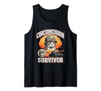 Survivant de la circoncision Chat drôle étrange spécifique Chat Meme Chats Débardeur