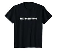 Survivant de la réunion T-Shirt, Enfant, Noir, 4 Ans