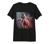 Survivant de l'anévrisme des vaisseaux sanguins Principaux de l'aorte Cardiaque T-Shirt Haut de Gamme