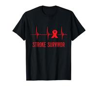 Survivant de l'AVC - Sensibilisation aux accidents vasculaires cérébraux cardiaques T-Shirt