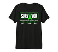 Survivant de l'encéphalopathie traumatique Chronique - Sensibilisation au CTE T-Shirt Haut de Gamme