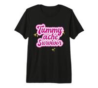 Survivant de maux de Ventre drôle Mal d'estomac IBS Humour T-Shirt Haut de Gamme