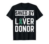 Survivant de Transplantation hépatique avec Ruban Vert T-Shirt