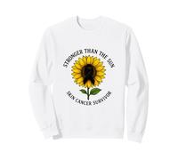 Survivant du Cancer de la Peau en Ruban de Tournesol Sweatshirt