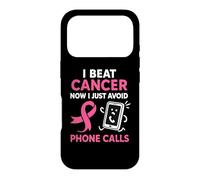Survivant du Cancer du Sein drôle Ruban Rose Guerrier Antisocial Coque pour iPhone 17 Pro
