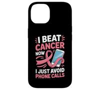 Survivant du Cancer du Sein Ruban Rose Antisocial introverti Coque pour iPhone 14