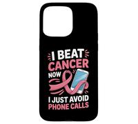 Survivant du Cancer du Sein Ruban Rose Antisocial introverti Coque pour iPhone 15 Pro Max