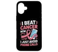 Survivant du Cancer du Sein Ruban Rose Antisocial introverti Coque pour iPhone 16 Plus