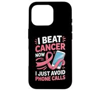 Survivant du Cancer du Sein Ruban Rose Antisocial introverti Coque pour iPhone 16 Pro