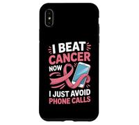 Survivant du Cancer du Sein Ruban Rose Antisocial introverti Coque pour iPhone XS Max
