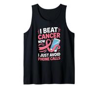 Survivant du Cancer du Sein Ruban Rose Antisocial introverti Débardeur