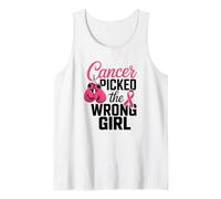 Survivant du Guerrier du Cancer du Sein Rose Débardeur
