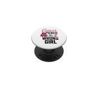 Survivant du Guerrier du Cancer du Sein Rose PopSockets PopGrip Adhésif