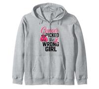 Survivant du Guerrier du Cancer du Sein Rose Sweat à Capuche