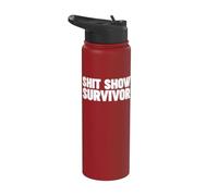 Survivant du spectacle de merde Stainless Steel Insulated Water Bottle