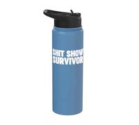 Survivant du spectacle de merde Stainless Steel Insulated Water Bottle