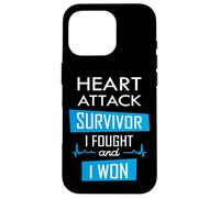 Survivant d'une Crise Cardiaque, J'Ai combattu et J'Ai gagné Coque pour iPhone 16 Pro