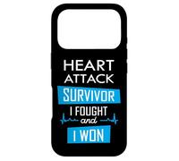 Survivant d'une Crise Cardiaque, J'Ai combattu et J'Ai gagné Coque pour iPhone 17 Pro
