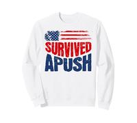 Survived Apush 2026 Funny AP US History Exam Survivor Humour Sweatshirt