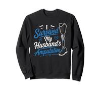 Survived My Husbandd's Amputation Prothèse Bras Jambe Amputé Sweatshirt