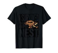 Survived Nid Vide Drôle Parent Humour Au Survivor Made T-Shirt