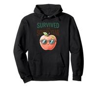 Survived The School Year Summer Teacher Humour End Survival Sweat à Capuche
