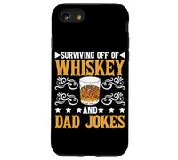 Surviving Off of Whiskey and Dad Jokes Parentalité - Coque pour iPhone SE (2020) / 7/8