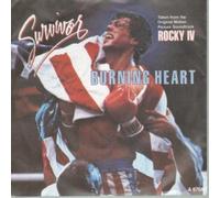 SURVIVOR (AOR GROUP) - BURNING HEART 7" (45) UK SCOTTI BROTHERS 1985